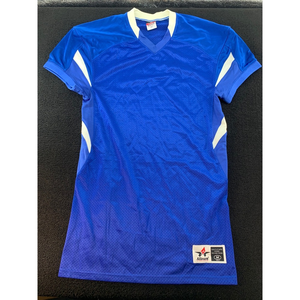 Alleson Athletic Royal Blue Mesh V‎ Neck Jersey Adult Size Medium
